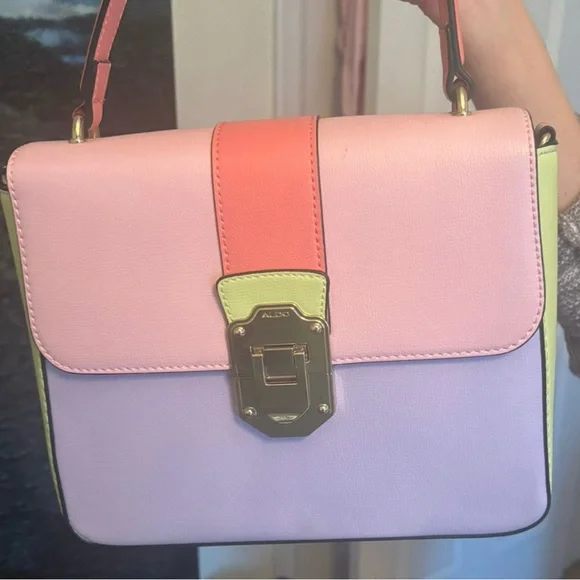 ALDO Colour Block Handbag - Picture 2 of 5